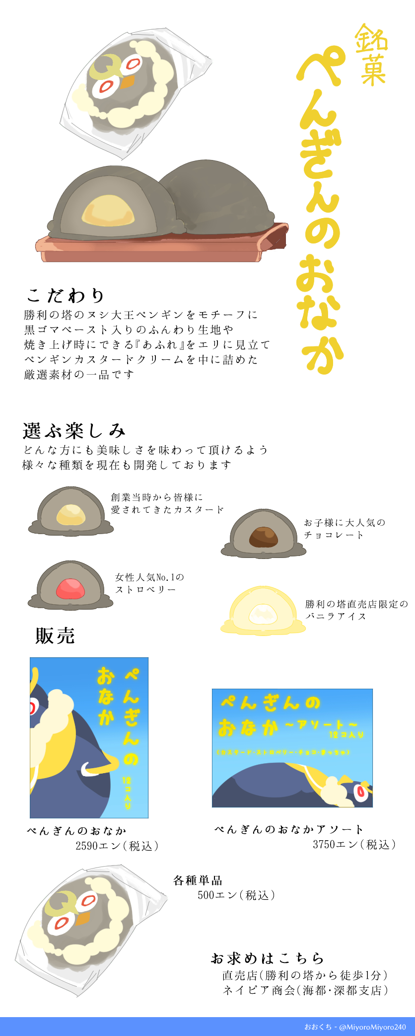 ぺんぎんのおなか
